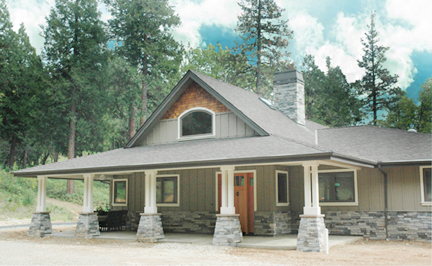 Nevada City home being constructed for client Maria Hanson